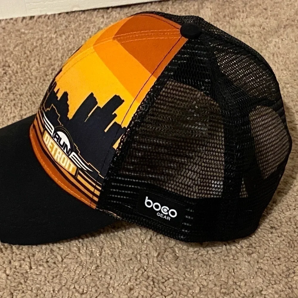 RUN DETROIT Trucker Hat OS BOCO Gear